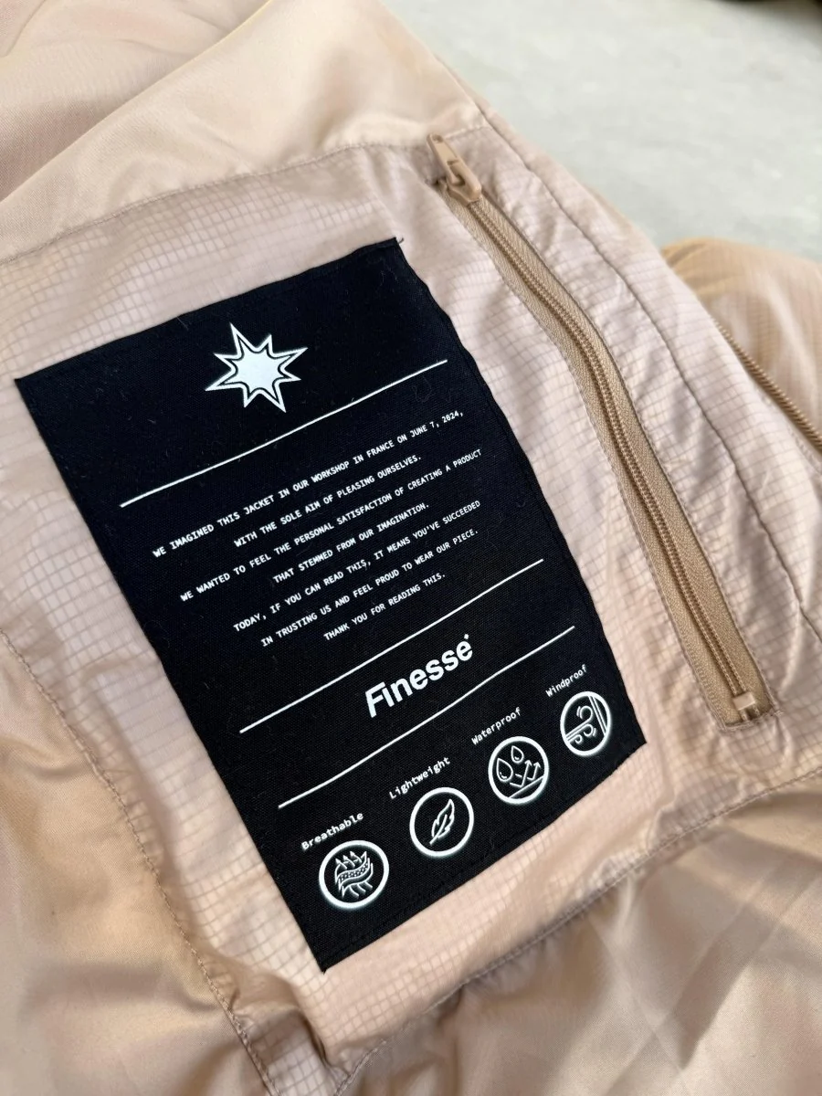 FINESSE* ALIVE PUFFER JACKET [BEIGE] - Image 5