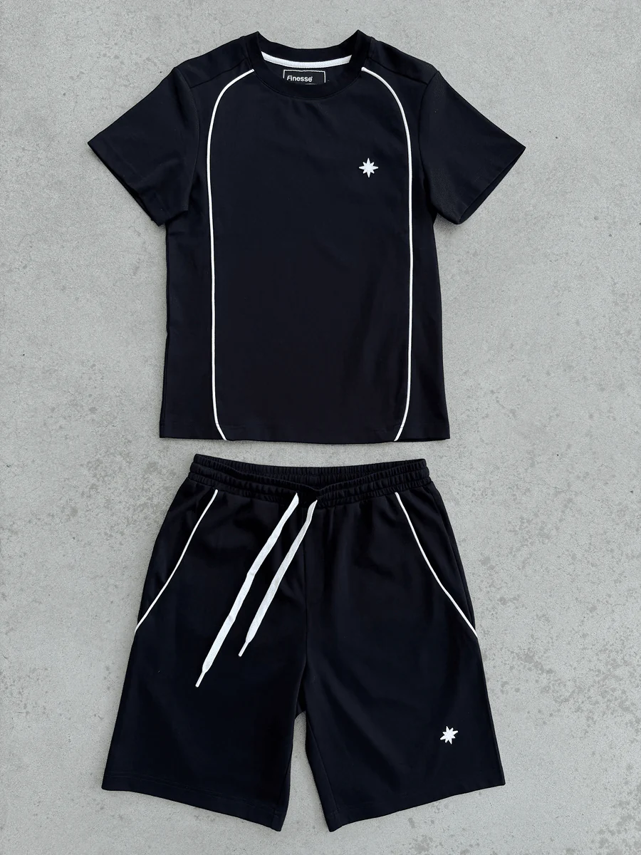 FINESSE*LINE T-SHIRT BLACK - Image 5