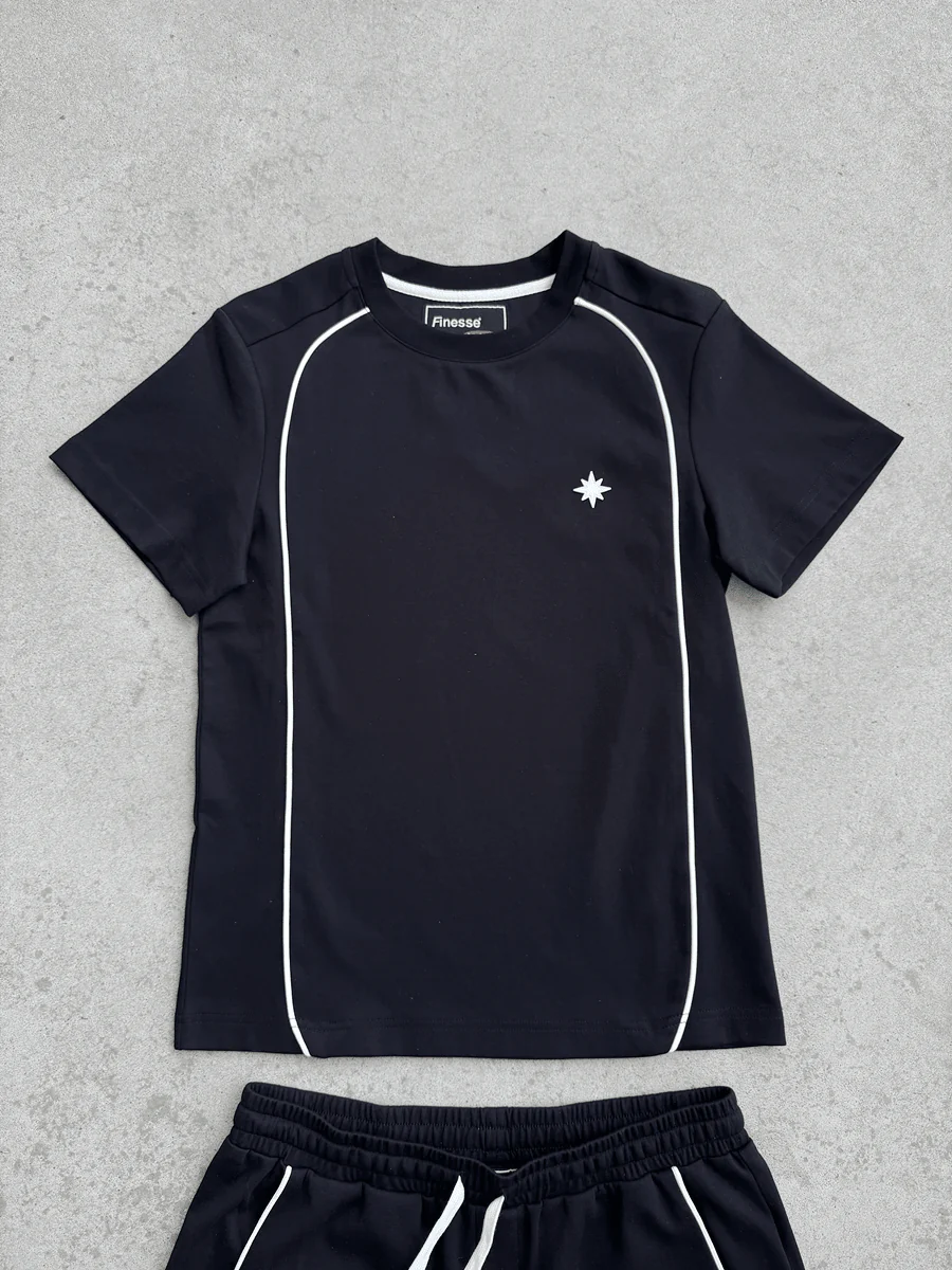 FINESSE*LINE T-SHIRT BLACK - Image 4