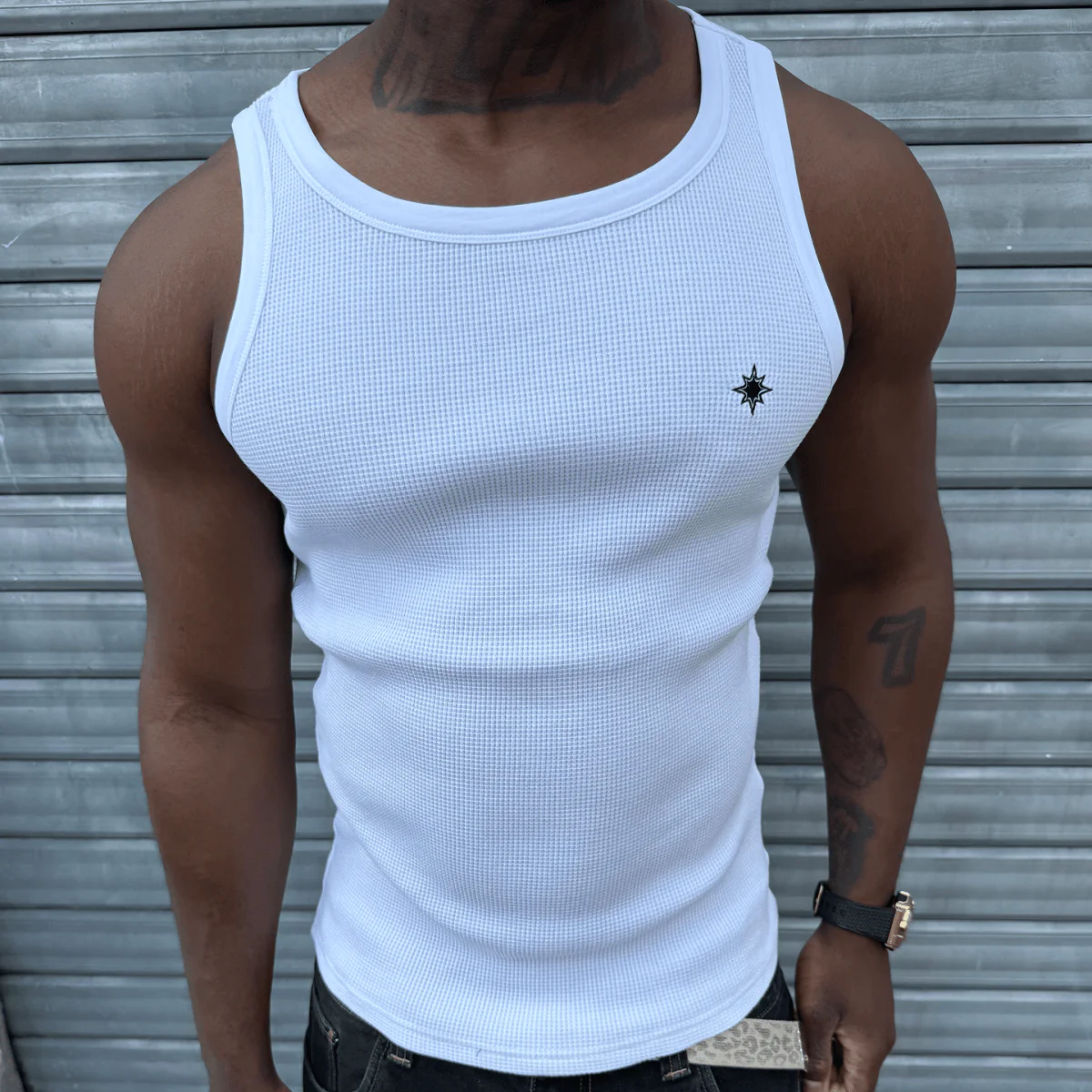 FINESSE* THERMAL TANK TOP WHITE - Image 4