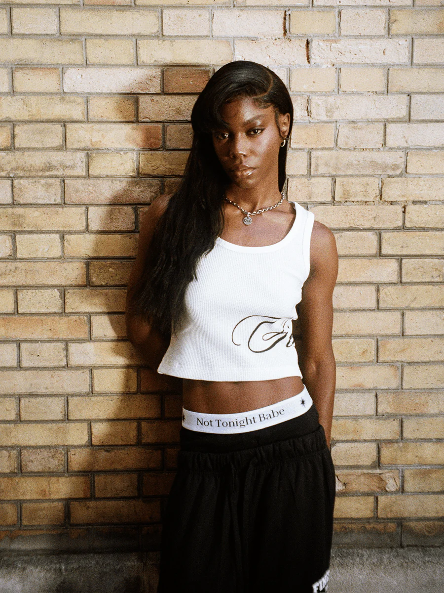 FINESSE* WOMENS TANK TOP WHITE - Image 4