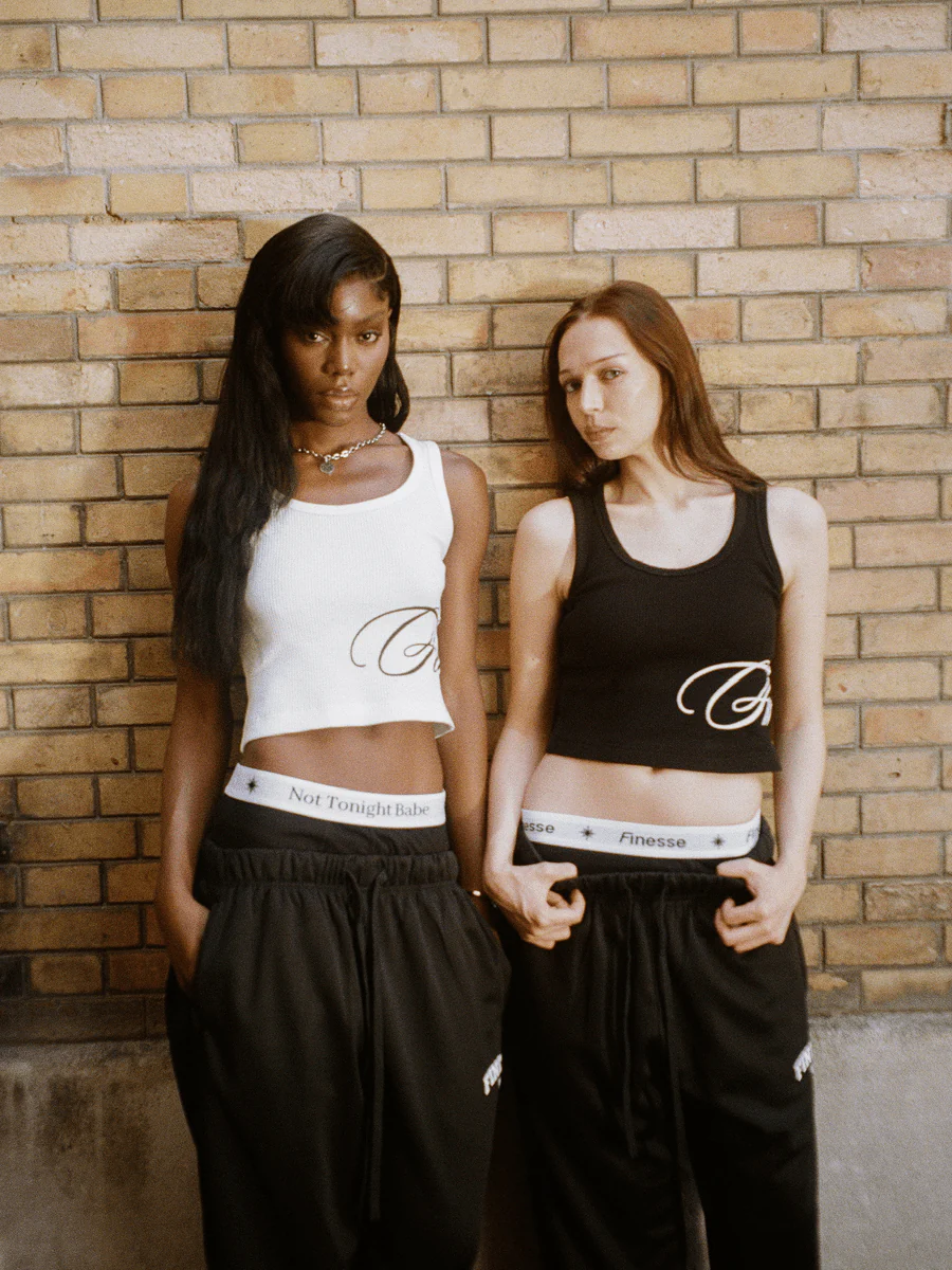 FINESSE* WOMENS TANK TOP BLACK - Image 5